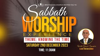 Brixton SDA Online Worship Service II Knowing the time [upl. by Judd281]