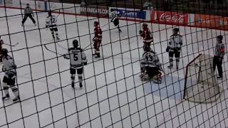 Harvard Mens Hockey Sam Bozoian goal vs Brown [upl. by Dannel]