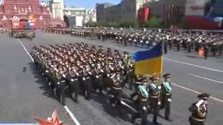 Multinational forces in the Russian Victory Day Parade [upl. by Medora]