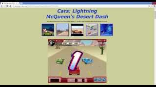 Let´s Play Cars Lightning McQueen´s Desert Dash [upl. by Melentha]