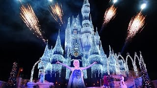 Frozen LIVE  A Frozen Holiday Wish  Walt Disney World Magic Kingdom [upl. by Kosey]