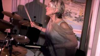 Mother of the Bride playing drums [upl. by Georgette]