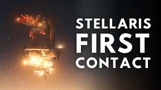 Stellaris First Contact Trailer  Independence Day  Fan Made [upl. by Einohpets]