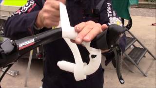 How to wrap the handlebar tape [upl. by Adiela68]