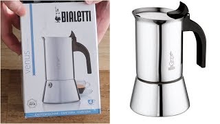 Bialetti Venus Induction 4 Cups Unbox and Demo [upl. by Schlenger]