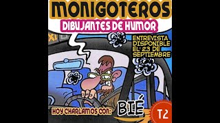 Monigoteros podcast Entrevistas a dibujantes de humor Bié [upl. by Just309]