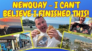 NEWQUAY  I CAN’T BELIEVE I FINISHED THIS newquay surf pasty [upl. by Lledualc197]