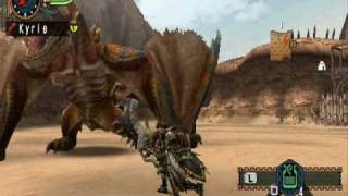 MHP2GMHFU Tigrex GS Training in 140 quot [upl. by Onilegna93]