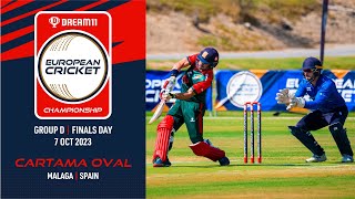 🔴 Dream11 European Cricket Championship 2023  Group D  Finals Day  T10 Live European Cricket [upl. by Euell]