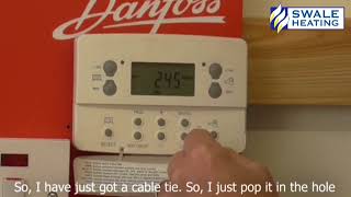 How to reset your Danfoss programmable thermostat [upl. by Uot]