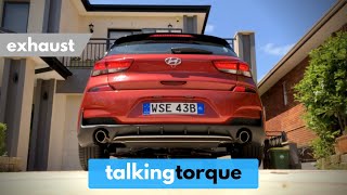 Hyundai i30 N Line Exhaust Sound ECO vs NORMAL vs SPORT [upl. by Aicad]