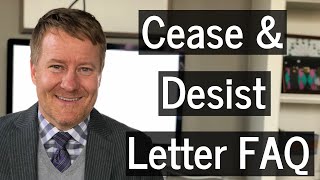 Cease amp Desist Letter Watch This Before You Send a CampD [upl. by Nomra]