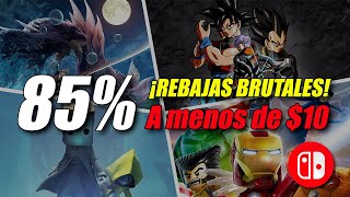 Los MEJORES JUEGOS a menos de 10 Dólares o Euros 💸 Rebajas Switch Ofertas Nintendo Switch Eshop [upl. by Airamas]