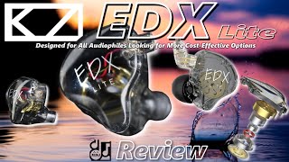 KZの エントリー of エントリー 最新モデル「KZ EDX Lite」 中華イヤフォン レビュー・音収録・波形比較 [upl. by Razal80]