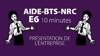 BTS NRC Diaporama E6 Présentation de lentreprise [upl. by Donaghue]