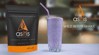 How to make Wild Berry Shake using ASITIS Whey Protein [upl. by Reynolds560]