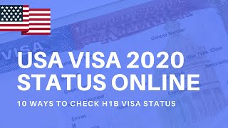 H1B Visa Status Tracker for 2020  How to check your USA Visa Application Status Online [upl. by Warde]