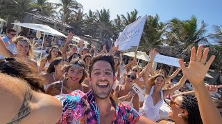 THE BEST BEACH CLUB PARTY IN TULUM  Taboo Tulum [upl. by Callahan]