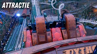 •4K• Arif valt FLAUW  in de Python achtbaan bij de Winter Efteling  Attractie 12 [upl. by Essirehs362]