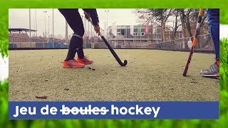 Jeu de bouleshockey  Field Hockey Game  HockeyheroesTV [upl. by Iggie]