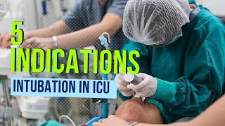 Endotracheal intubation indication amp contraindication in ICU [upl. by Nnyleuqaj79]