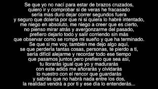 8 SHÉ  AHORA O NUNCA CON LETRA Nada Es Imposible 2011 [upl. by Robinson]