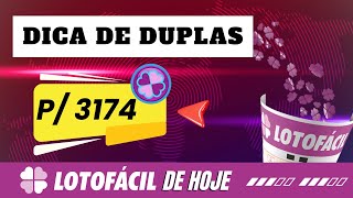 lotofacil  Dica de Duplas 3174 [upl. by Brownley]