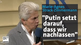 Sicherheitskonferenz MarieAgnes StrackZimmermann FDP zu Nawalny und UkraineKrieg  BR24 [upl. by Mullac]