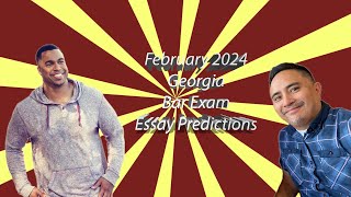 Bar Exam Drills Podcast  Ep 014  February 2024 Georgia Bar Exam Essay Predictions [upl. by Ahsym]