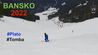 Bansko 2022  Plato and Tomba Slopes [upl. by Joshuah]