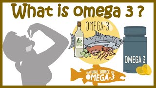 Omega 3 Fatty acids  Mechanism of action and health benefits  Food source  Omega 3 Supplements [upl. by Nirehtak]