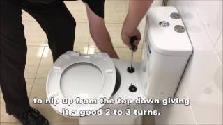 Fitting a Toilet Seat [upl. by Renate]