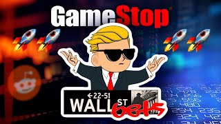 The Internet vs Wall Street GameStop short squeeze explained 🚀 [upl. by Irrot439]