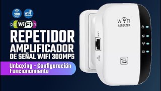 Repetidor WiFi Amplificador WiFi  Configuración  Unboxing [upl. by Naejamron906]