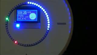 RTC Arduino Clock with WS2812b strip and NeoPixel 60 Ring Part1 [upl. by Hutson]