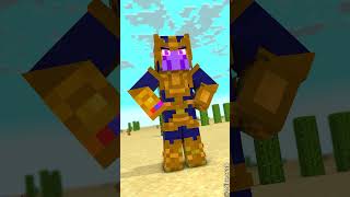 Zombie Becomes Herobrine in Thanos Challenge ⚡⌚⚡ Transform Watch [upl. by Kcirad]