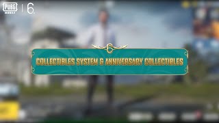 COLLECTIBLES SYSTEM amp ANNIVERSARY COLLECTIBLES 🤩  PUBG MOBILE Pakistan Official [upl. by Atte603]