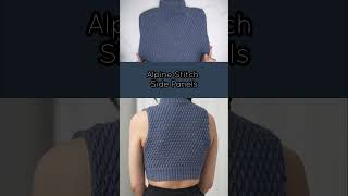 How to Crochet a Turtleneck Sweater Vest in 6 Easy Steps crochet crochettutorial crochetpattern [upl. by Alikahs]