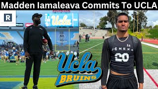 UCLA Football HEATING UP On The Recruiting Trail  Madden Iamaleava Commits To UCLA [upl. by Bradstreet]