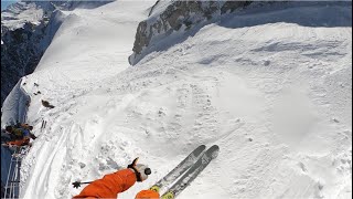 Skiing the Most Iconic Ski Run in the World Vallee Blanche Chamonix France [upl. by Eladnor]