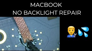 Micro soldering MacBook Air with no backlight A1466 [upl. by Swamy]