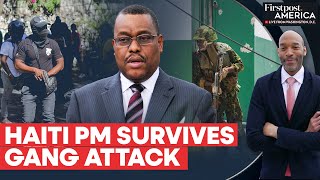 Haiti PM Garry Conille Narrowly Survives Hospital Ambush by Armed Gangs  Firstpost America [upl. by Fawnia]