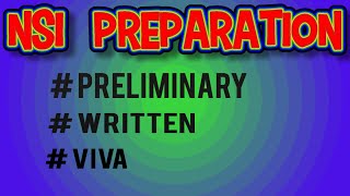 NSI Exam Preliminay  Written  Viva  NSI Preparation এনএসআই পরীক্ষার প্রস্তুতি  EDU STUDIO BD [upl. by Andros]