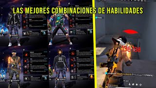 LAS MEJORES COMBINACIONES DE HABILIDADES EN FREE FIRE [upl. by Sally]