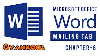 How to use Mailing Tab in Microsoft Word  Microsoft Word Tutorial  Gyankool [upl. by Anitsyrk]