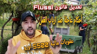 تعديل قانون flussi عقوبات مالية 5500 أورو وأحكام عاجلة ضد أرباب العمل [upl. by Rawlinson]