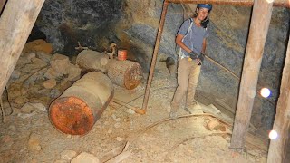 Underground Nevada Exploring A Large Abandoned And Historic Cinnabar Mine plus a Huge Miners Camp [upl. by Thunell827]