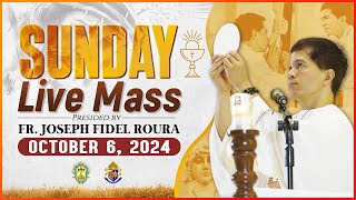 SUNDAY FILIPINO MASS TODAY LIVE  OCTOBER 6 2024  FR JOSEPH FIDEL ROURA [upl. by Atelra]