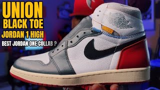 WILL THE UP COMING UNION JORDAN 1 COLLAB DO BETTER THAN THE OG’s  UNION BLACK TOE REVIEW 3RD PARTY [upl. by Silverts]