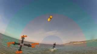 Kitesurfing lesson how to water start [upl. by Eseer]